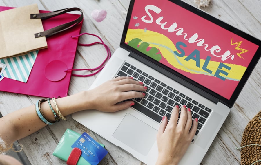 summer sales on computer