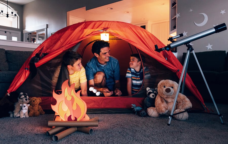 summer-vacation-camping-at-home